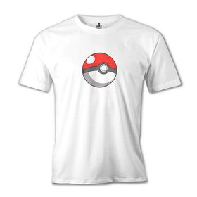 Lord T-Shirt Pokemon - Pokeball Beyaz Erkek T-shirt