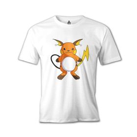 Lord T-Shirt Pokemon - Raichu Beyaz Erkek T-shirt