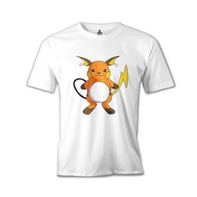Lord T-Shirt Pokemon - Raichu Beyaz Erkek T-shirt
