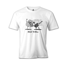 Lord T-Shirt Rock'n Roll Stars Beyaz Erkek T-Shirt