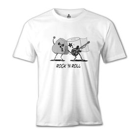 Lord T-Shirt Rock'n Roll Stars Beyaz Erkek T-Shirt