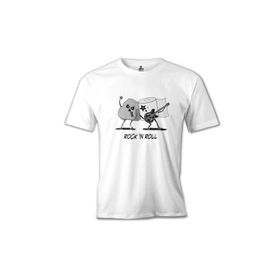 Lord T-Shirt Rock'n Roll Stars Beyaz Erkek T-Shirt