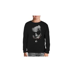 Lord T-Shirt SC-1406 Siyah Joker So Evil Erkek Çocuk Sweatshirt