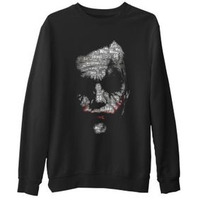 Lord T-Shirt SC-1406 Siyah Joker So Evil Erkek Çocuk Sweatshirt