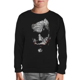 Lord T-Shirt SC-1406 Siyah Joker So Evil Erkek Çocuk Sweatshirt