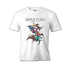 Lord T-Shirt Sepultura Endurance Logo Beyaz Erkek T-Shirt