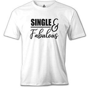 Lord T-Shirt Single And Fabulous Beyaz Erkek T-Shirt