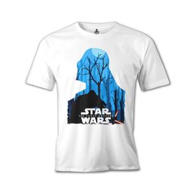 Lord T-Shirt Star Wars - The Force Awakens 2 Beyaz Erkek T-shirt
