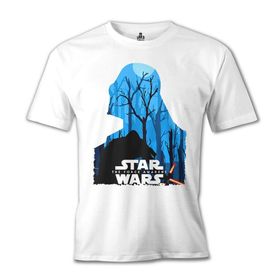 Lord T-Shirt Star Wars - The Force Awakens 2 Beyaz Erkek T-shirt
