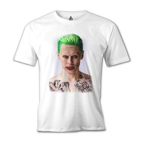 Lord T-Shirt -Suicide Squad - Joker Damaged Beyaz Erkek T-shirt
