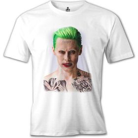 Lord T-Shirt -Suicide Squad - Joker Damaged Beyaz Erkek T-shirt