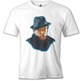 Lord T-Shirt Sylvester Stallone Hat Beyaz Erkek T-Shirt