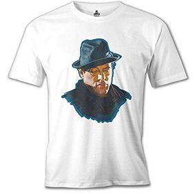 Lord T-Shirt Sylvester Stallone Hat Beyaz Erkek T-Shirt