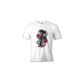 Lord T-Shirt Tattoo Tiger Beyaz Erkek T-Shirt
