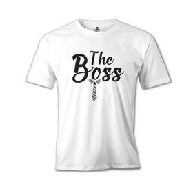 Lord T-Shirt The Boss Beyaz Erkek T-Shirt