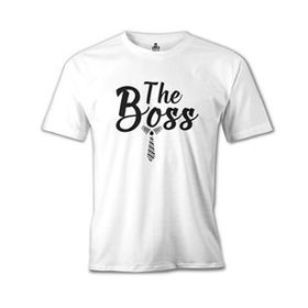 Lord T-Shirt The Boss Beyaz Erkek T-Shirt