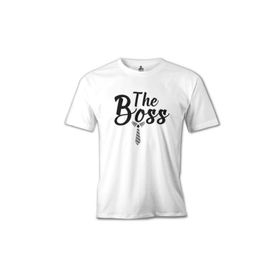 Lord T-Shirt The Boss Beyaz Erkek T-Shirt