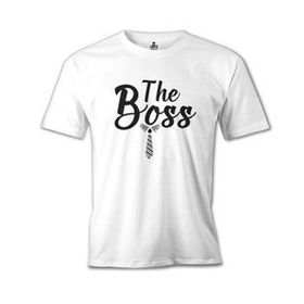 Lord T-Shirt The Boss Beyaz Erkek T-Shirt