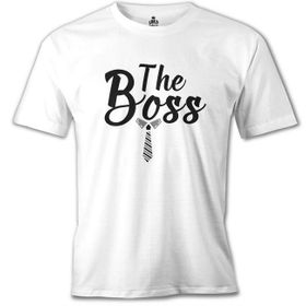 Lord T-Shirt The Boss Beyaz Erkek T-Shirt