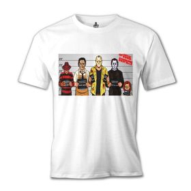 Lord T-Shirt The Usual Suspects - Horror Beyaz Erkek T-shirt