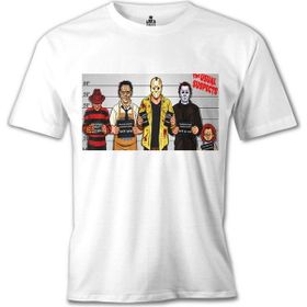 Lord T-Shirt The Usual Suspects - Horror Beyaz Erkek T-shirt