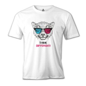 Lord T-Shirt Think Different Beyaz Erkek T-Shirt