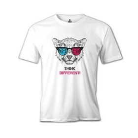 Lord T-Shirt Think Different Beyaz Erkek T-Shirt