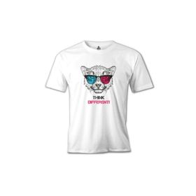 Lord T-Shirt Think Different Beyaz Erkek T-Shirt