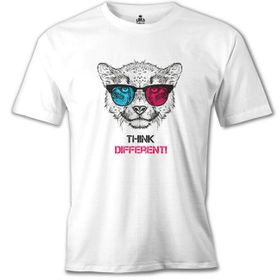 Lord T-Shirt Think Different Beyaz Erkek T-Shirt