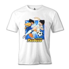 Lord T-Shirt Tsubasa - Captain Beyaz Erkek T-shirt