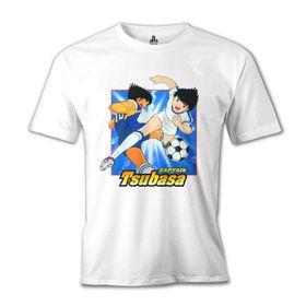 Lord T-Shirt Tsubasa - Captain Beyaz Erkek T-shirt