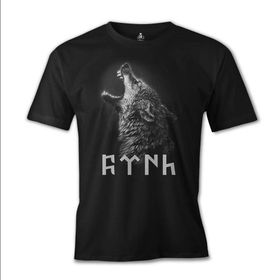 Lord T-Shirt Türk Kurt Siyah Erkek T-shirt