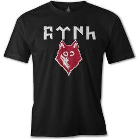 Lord T-Shirt Türk Kurt Siyah Erkek T-shirt