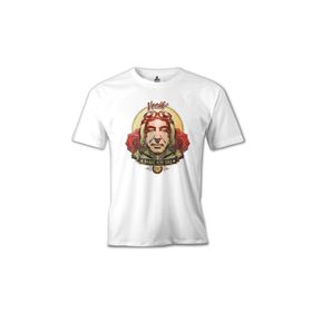 Lord T-Shirt Vecihi - Panic in the Sky Beyaz Erkek T-shirt