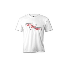 Lord T-Shirt Veni Vidi Vici Beyaz Erkek T-Shirt