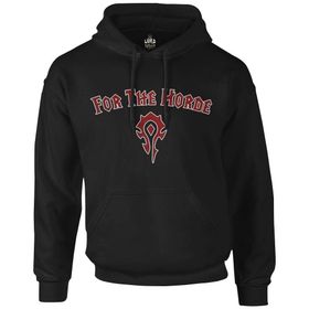 Lord T-Shirt World of Warcraft For the Horde Erkek Siyah Sweatshirt