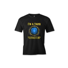 Lord T-Shirt World of Warcraft - The Tank Siyah Erkek T-shirt