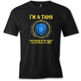 Lord T-Shirt World of Warcraft - The Tank Siyah Erkek T-shirt