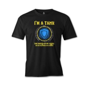 Lord T-Shirt World of Warcraft - The Tank Siyah Erkek T-shirt
