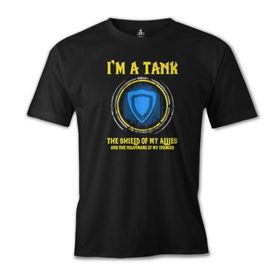 Lord T-Shirt World of Warcraft - The Tank Siyah Erkek T-shirt