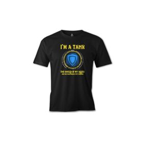 Lord T-Shirt World of Warcraft - The Tank Siyah Erkek T-shirt