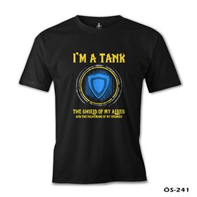 Lord T-Shirt World of Warcraft - The Tank Siyah Erkek T-shirt