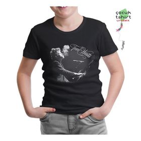 Lord Tom Waits - Phone Call Siyah Erkek Çocuk T-shirt