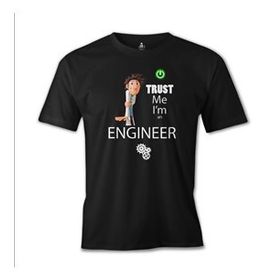 Lord Trust me I'm an Engineer Siyah Erkek Çocuk T-shirt