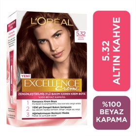 Loreal 5.32 Altın Kahve Excellence Saç Boyası
