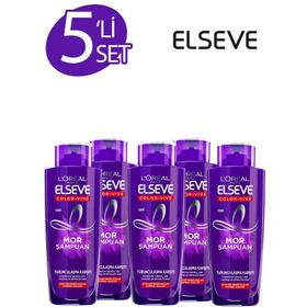 Loreal Elseve Color Vive 5x200 ml Mor Şampuan