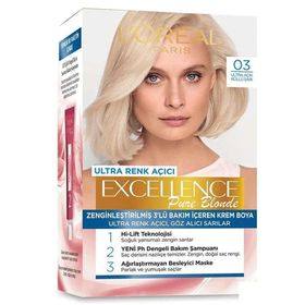 Loreal Excellence Blonde 03 Ultra Açık Küllü Sarı Saç Boyası