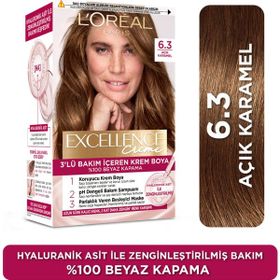 Loreal Excellence Creme 6.3 Açık Karamel Saç Boyası