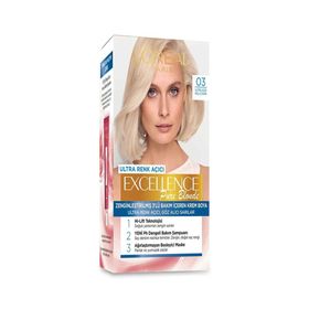 Loreal Excellence Pure Blond 03 Ultra Açık Küllü Sarı Saç Boyası