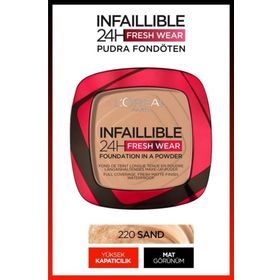 Loreal Infaillible 24H Fresh Wear 220 Sand Pudra Fondöten